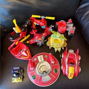 Kids Toy Vehicle Set 6 Ryan Bonkers 1 playmates 2 Mattel 1 Remka Flying Saucers